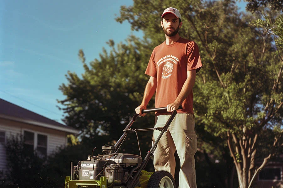 battery electric lawn mower