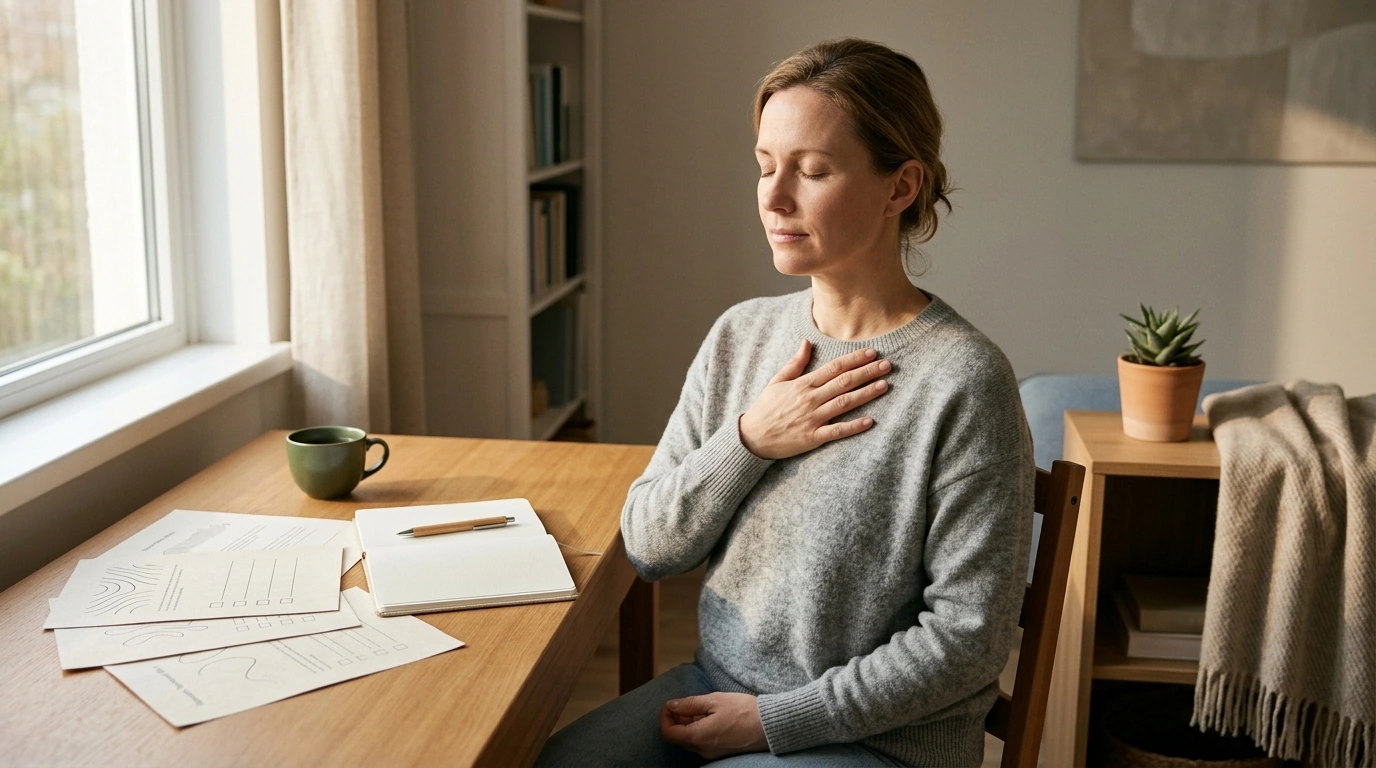 Anxiety Relief Bundle: Mindfulness, Prompts & Checklist
