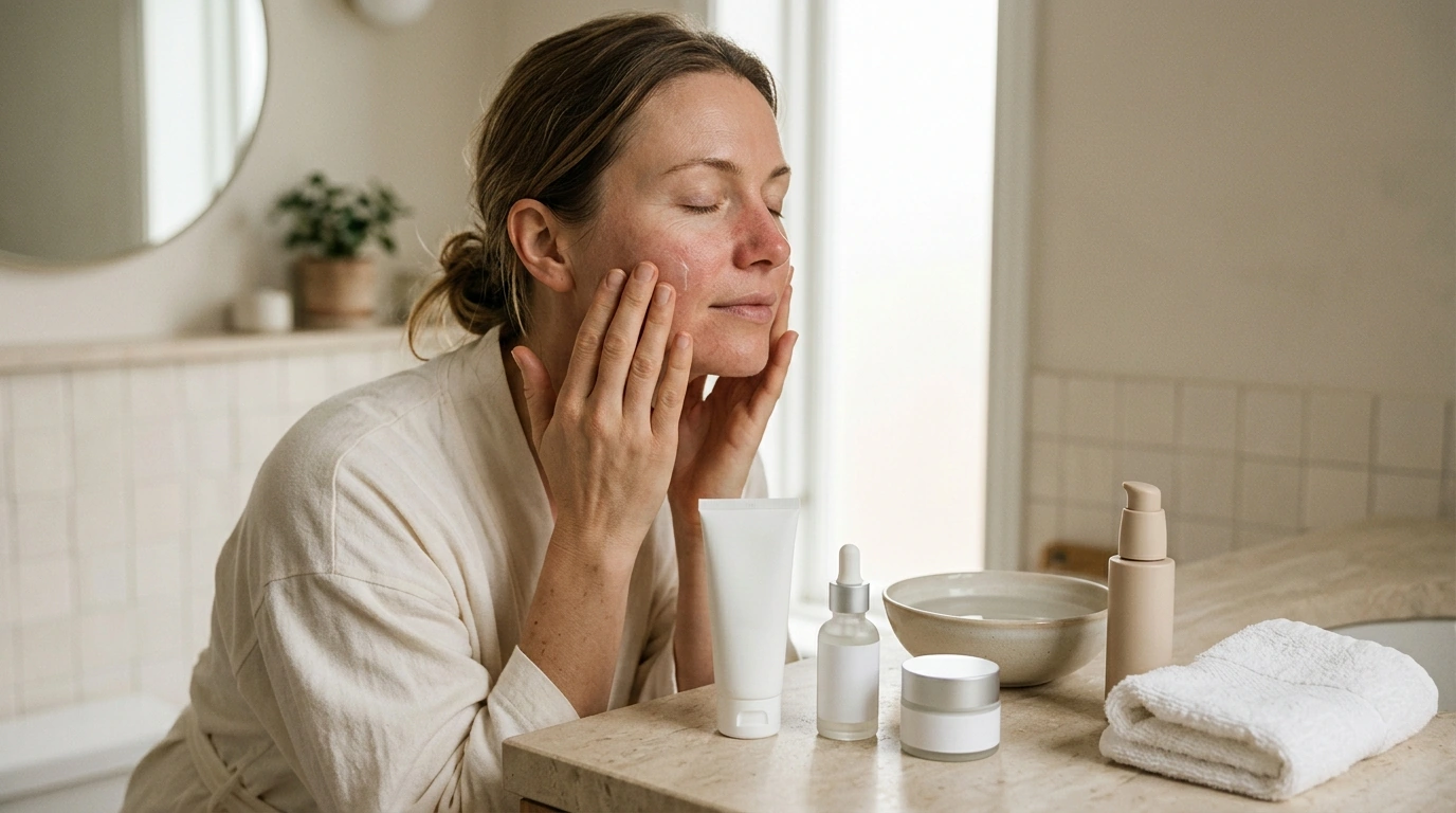 Dry, Sensitive Skin Routine: Gentle 4-Step Barrier Care
